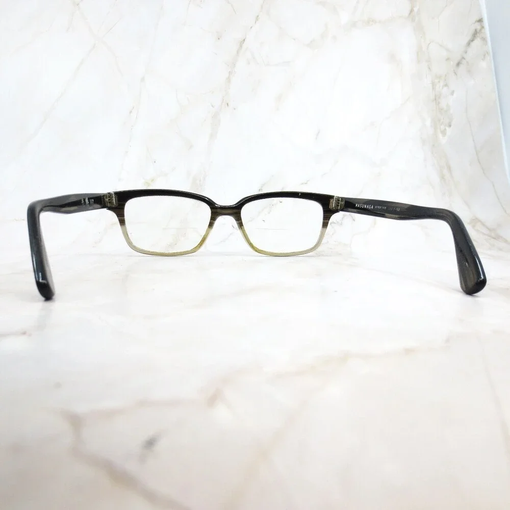 Masunaga Eyeglasses Frame 007 #39 Women's Rectangular Shape Full Rim 17-52-150